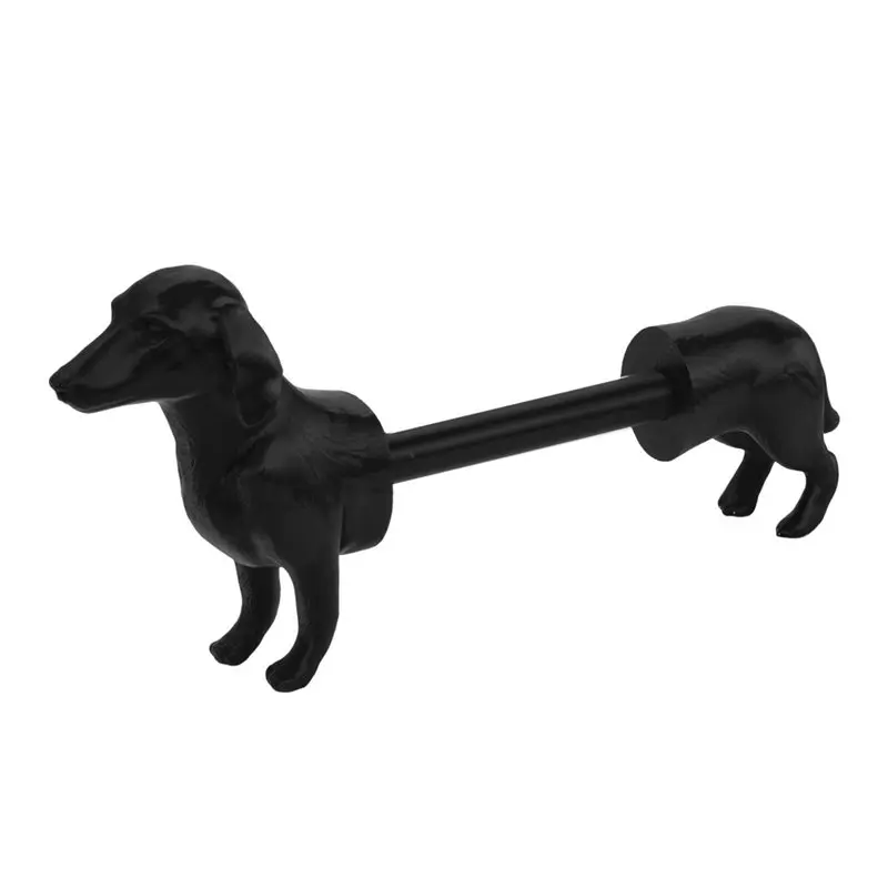 

KYCOR-Cute Paper Towel Holder Dachshund Decor Stand Freestanding Animal Decoration For Kitchen Countertop Home Decor