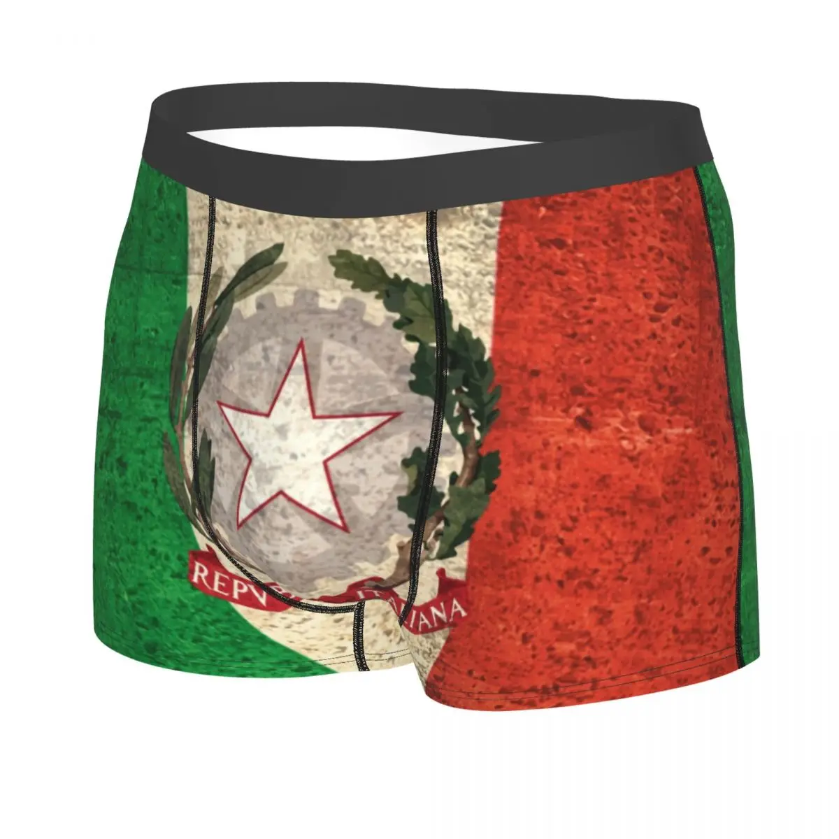 Custom Funny Flag Of Italy Boxers Shorts Panties Men's Underpants Stretch Italian Patriotic Gift Briefs Underwear