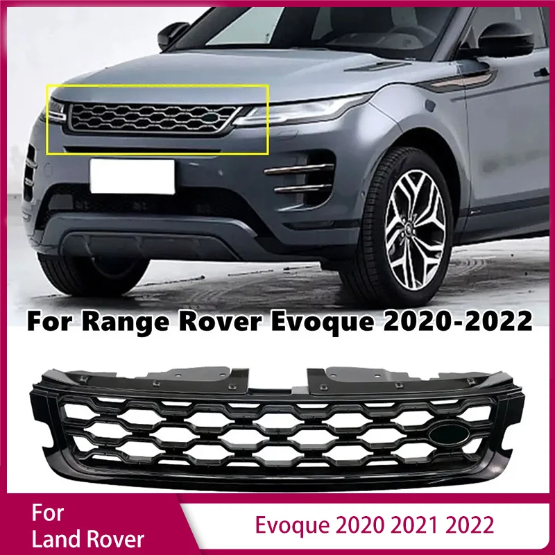 

For Range Rover Evoque 2020 2021 2022 Front Bumper Grille Grill Car Accessories Air Intake Grille L551 Bumper Cover