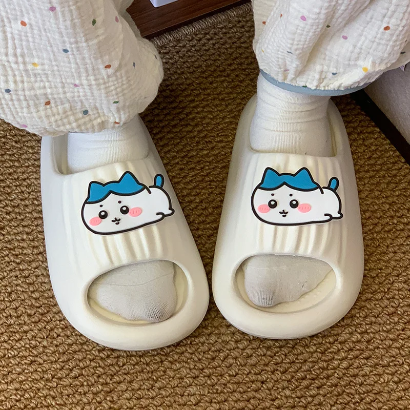 

Chiikawa Usagi Chii Cute Child Cartoon Slippers Summer Wearable As Outerwear Leisure Ventilate Quick-Dry Sandals Festival Gift