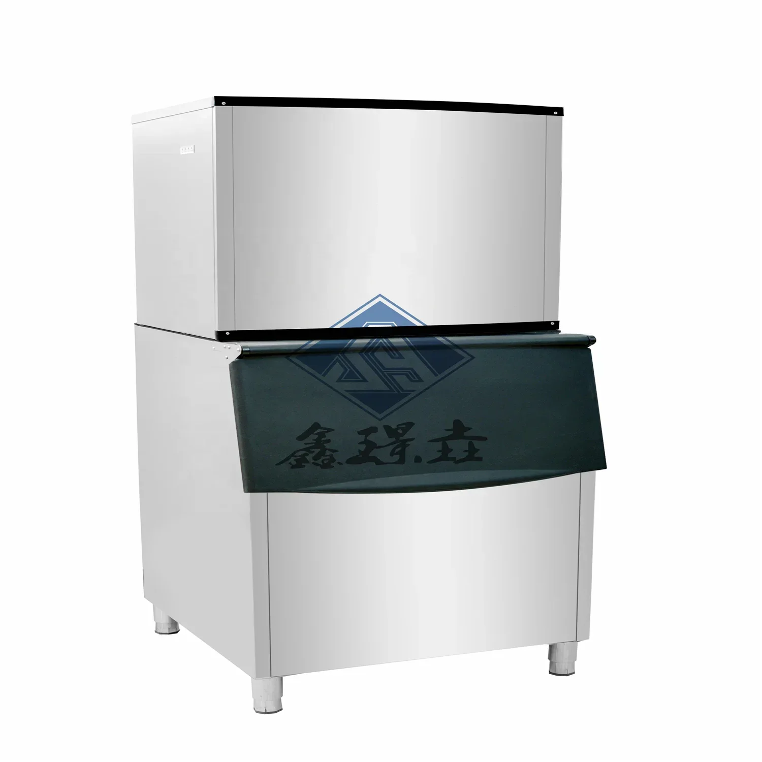 Big Capacity 1T/day Cube Ice Machine with Automatic Packing System Industrial Use Large Small Capacity