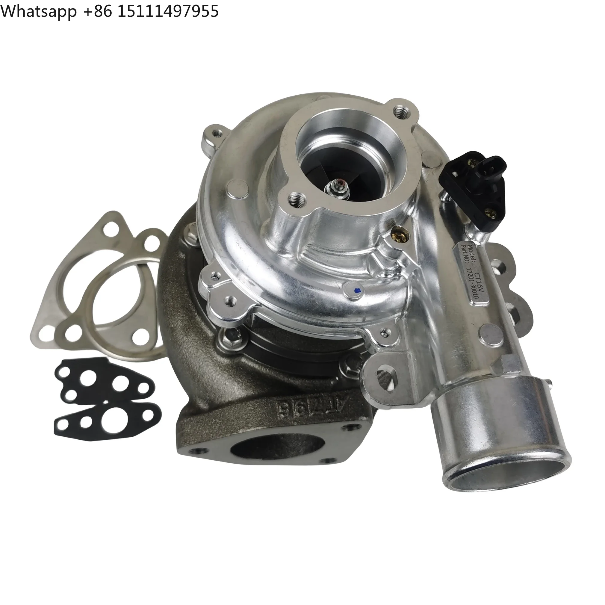 Турбокомпрессор CT16V 17201-30010 для Toyota Landcruiser D-4D 1KD-FTV 120 кВт 163 л.с. 2000 г.