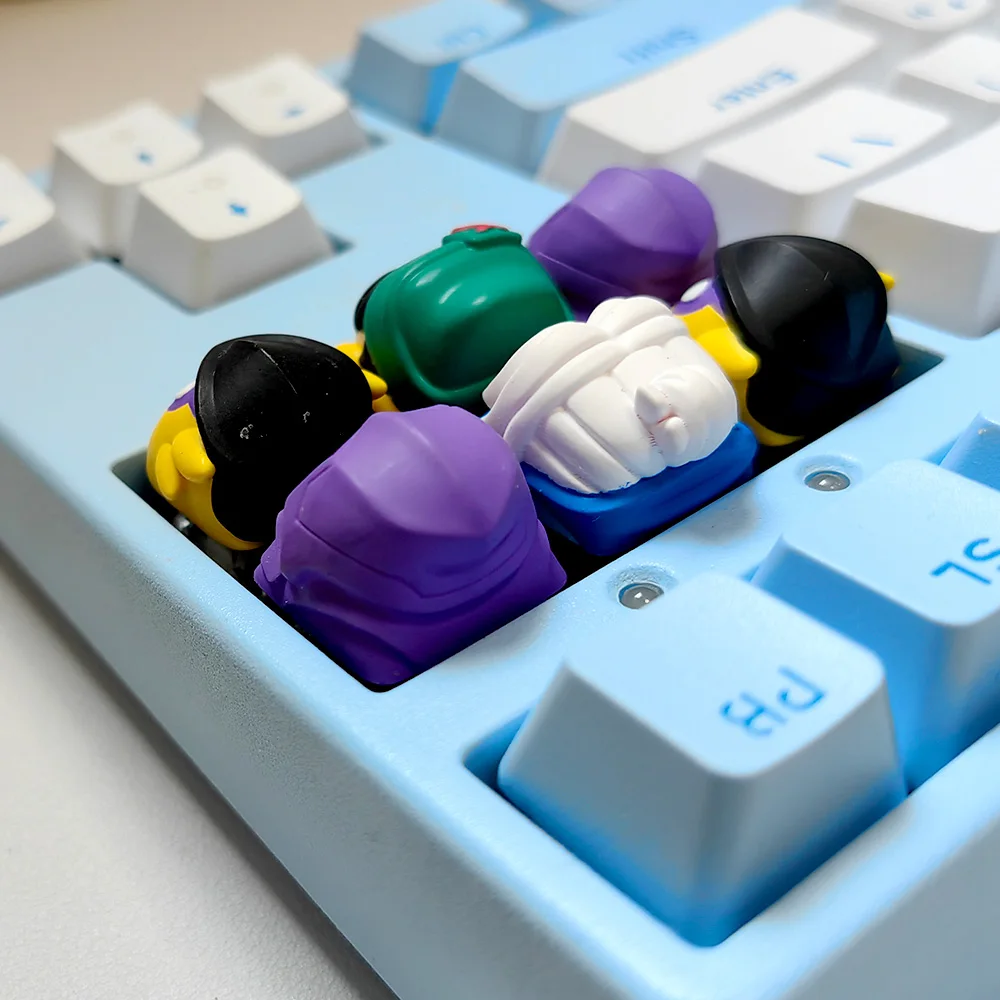 Custom-made ESC decorative 3D printing resin material hand-colored key cap