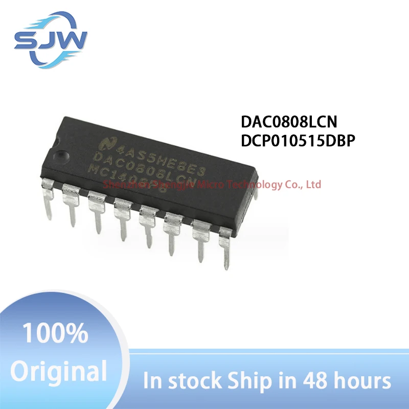 

DAC0808LCN DCP010515DBP encapsulation PDIP-16 PDIP-7 Digital to analog conversion chip DC-DC Power chip