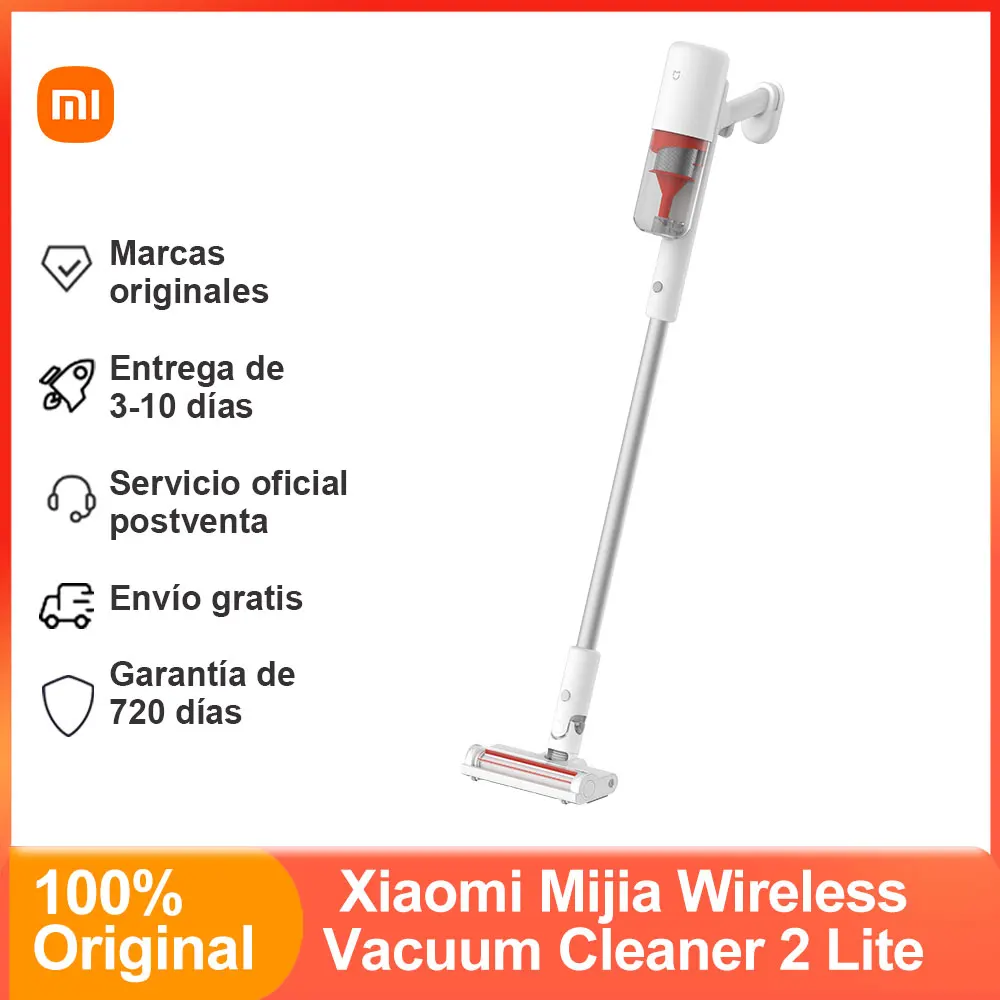 Xiaomi-Aspirateur sans fil ata jia 2 Lite, aspiration cyclone de bain 16kPa, haute filtrance d\'embauche, déterminer l\'aspirateur