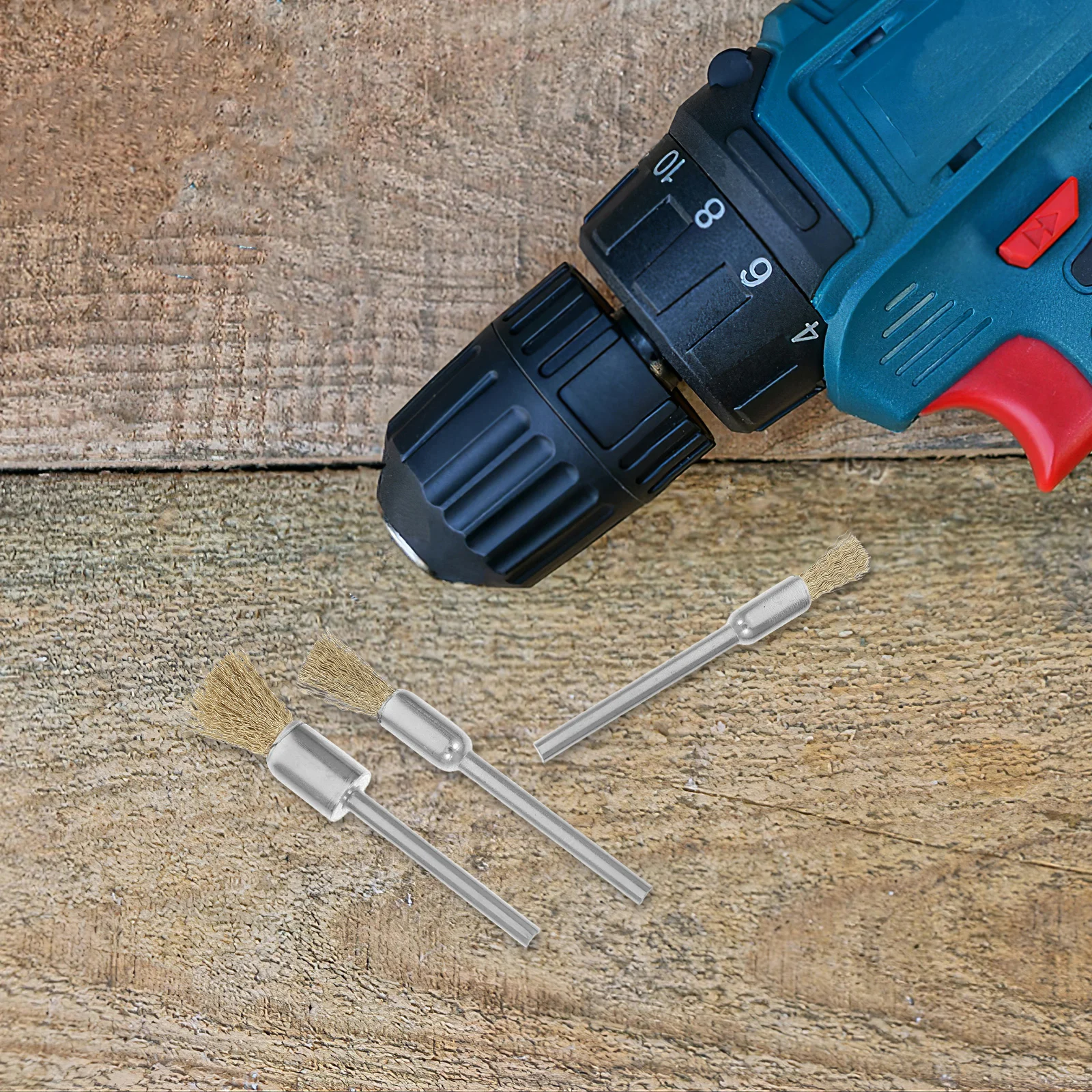 

15 Pcs Copper Wire Brush Useful Devices for Machine Brushes Cleaning Tie Tool Wheel Small