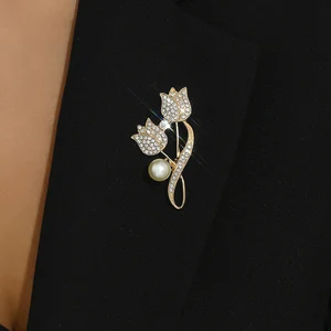 Glamorous Men and Women Pearl Wings Broche, Elegant Clothing, Date Clothing, Banquet, Party, Vacation Gift, 1PC 8 Main Perola Sales - №2