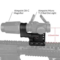 New RDS Red Dot Scope Mounts RDF/20225K 3x 6x Magnifier Scope Adapter PP24-0263