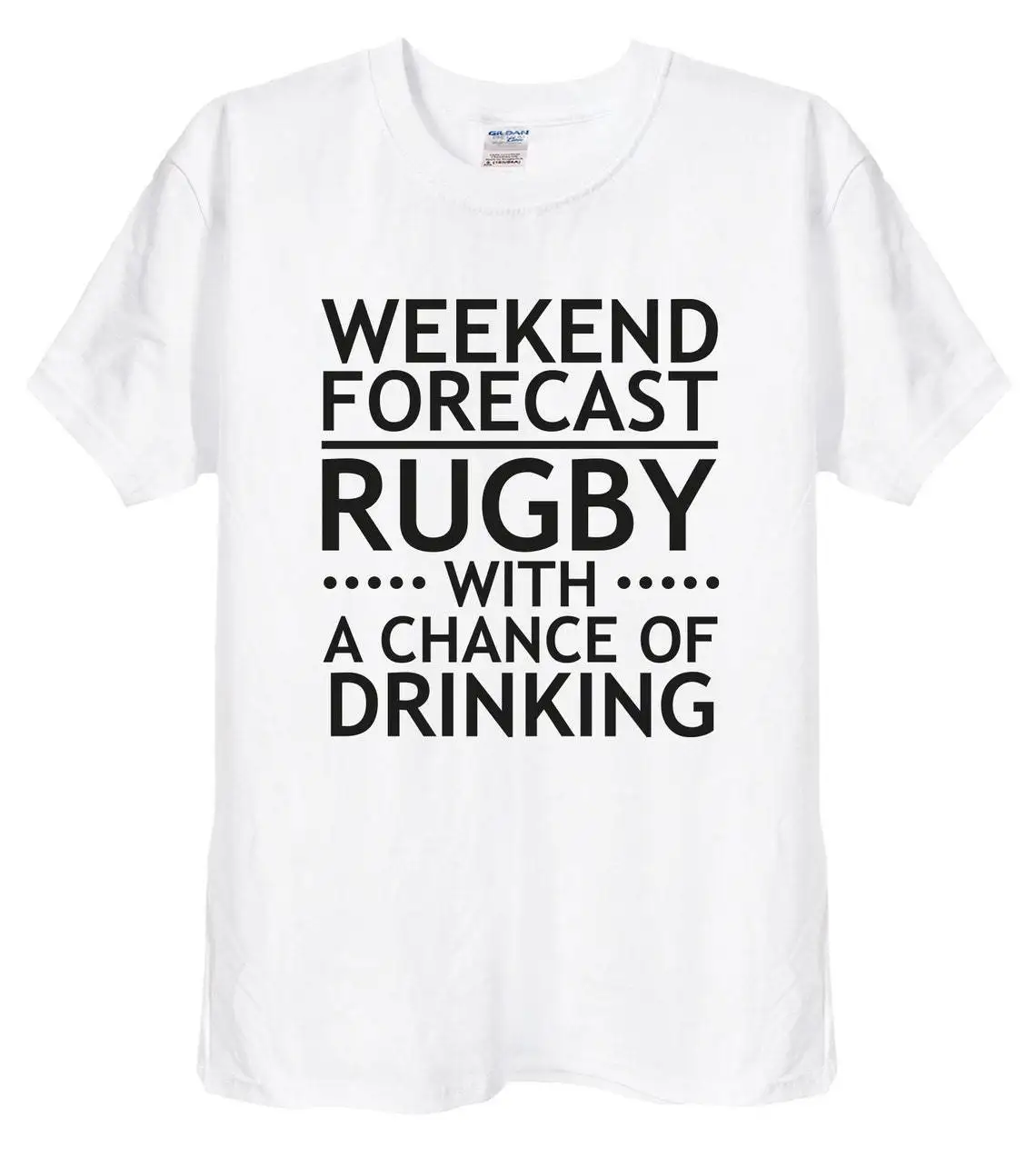 Weekend Forecast Rugby Chance Drinking Men T Shirts Stag Do Buy Me Pint Unisex Tee Shirts O-Neck Vintage Cotton Sweatshirts