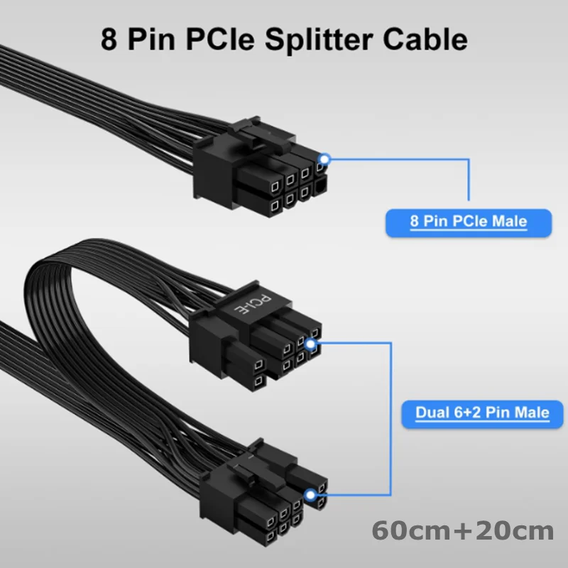 Test et Avis du Câble d'Extension PCIe 8pin GEOF Tech Une Solution Pratique pour les Cartes Graphiques