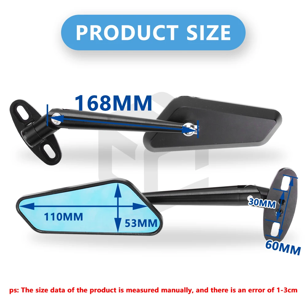 Motorcycle Rearview Mirror Forward Kit For Kawasaki NINJA 250 300 400 650 1000 ZX-4R ZX-6R CNC Aluminum Alloy Accessories