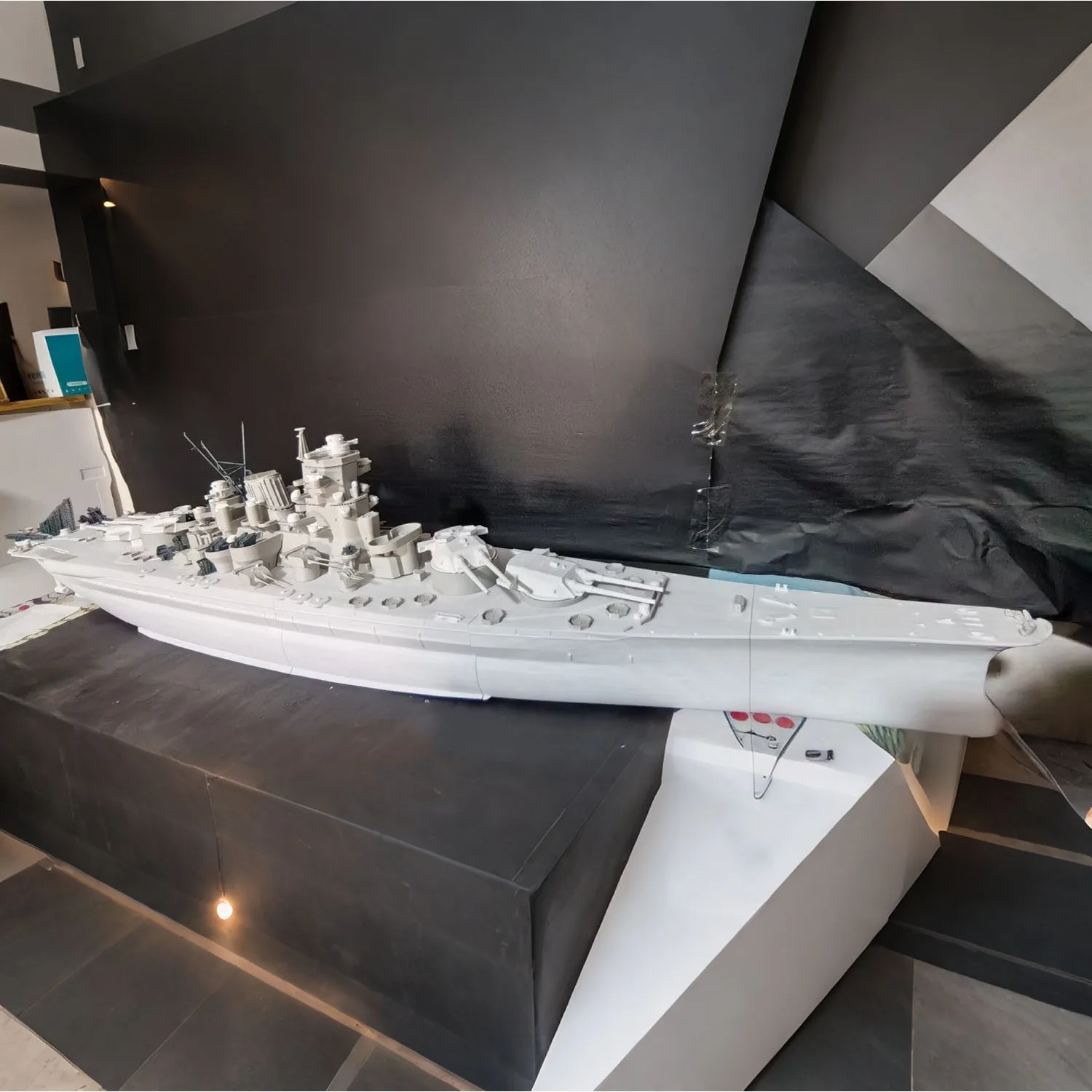 

1/200 RC Ship 149cm Satsuma Battleship Remote Control Boat Highly Detailed Remote Control Boat Model Kit Ship Toy Warship Model