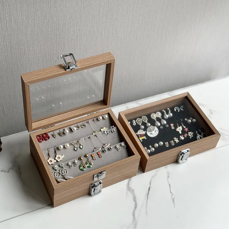 uzda-jewelry-box-earring-stud-ring-organizer-transparent-glass-lid-bedroom-storage-case-wooden-grid-design-closet-organizer
