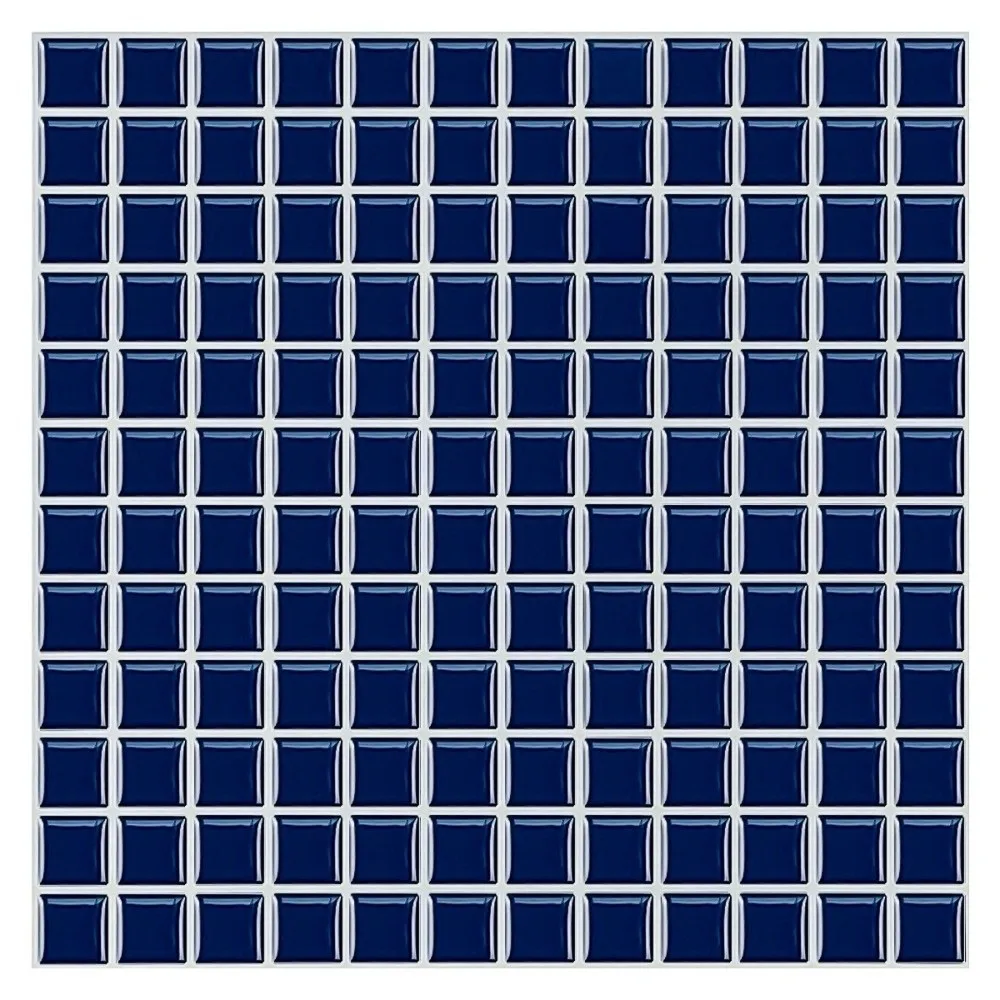 Self-Adhesive Wall Tile Stickers 3D Mosaic Pattern Waterproof Kitchen Backsplash Tiles Ceramic Look Brick Wall Stickers