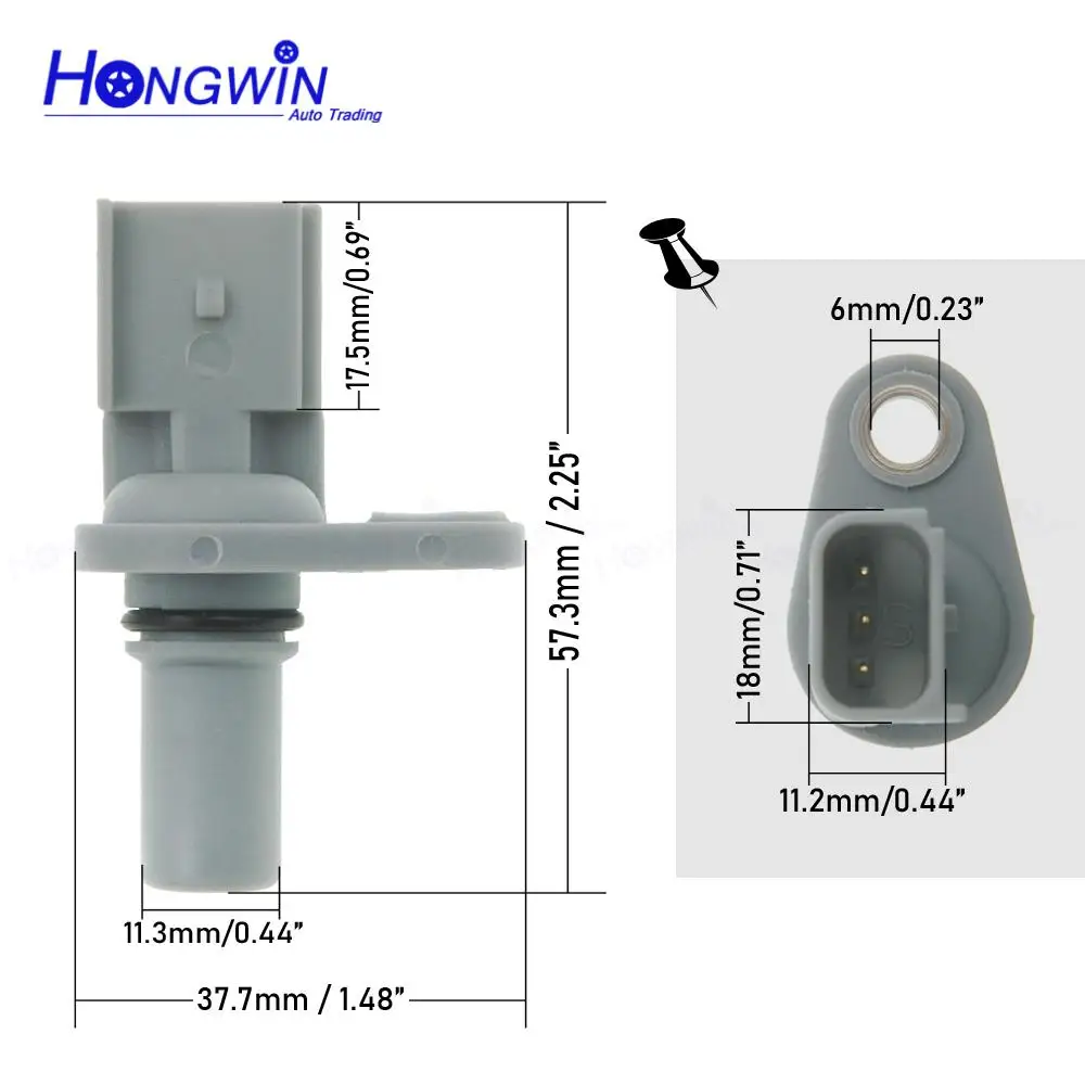 Camshaft Position Sensor For Mazda BT-50 Ford Everest Ranger Transit 2.2L 2.4L 11-18 OE#: 6C11-12K073-AC, 6C1112K073AC, LR004492