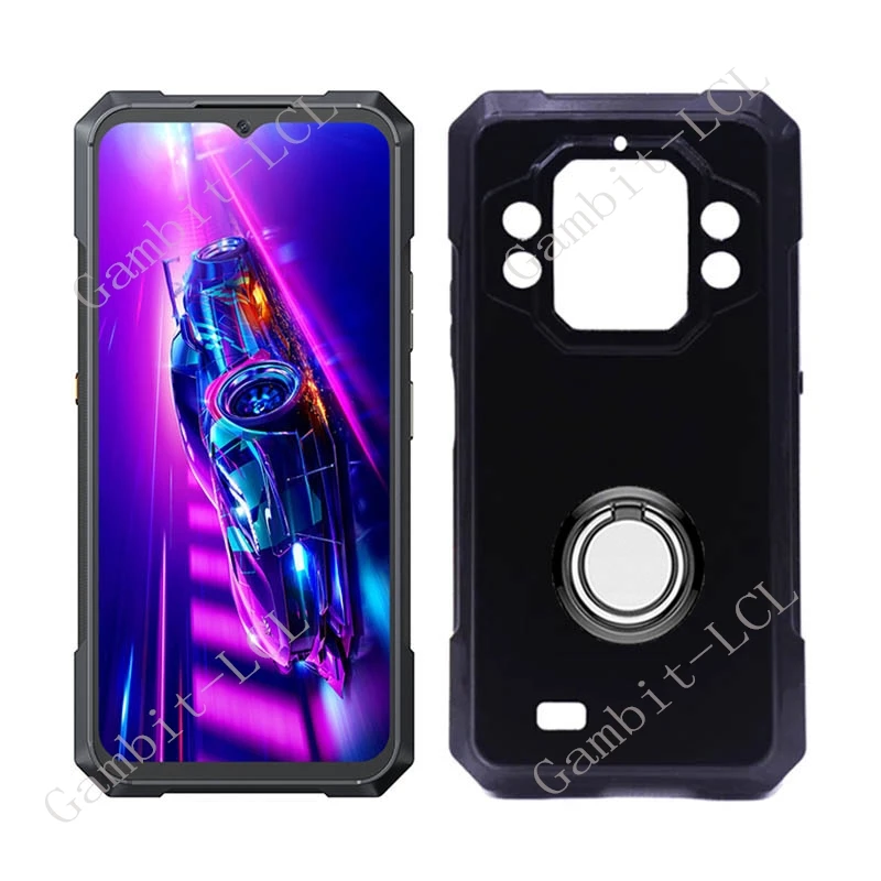 Dla Cubot KingKong X Pro 6.72 "King Kong XPro 2024 tylny uchwyt pierścieniowy uchwyt etui na telefon Smartphone miękka oprawa TPU