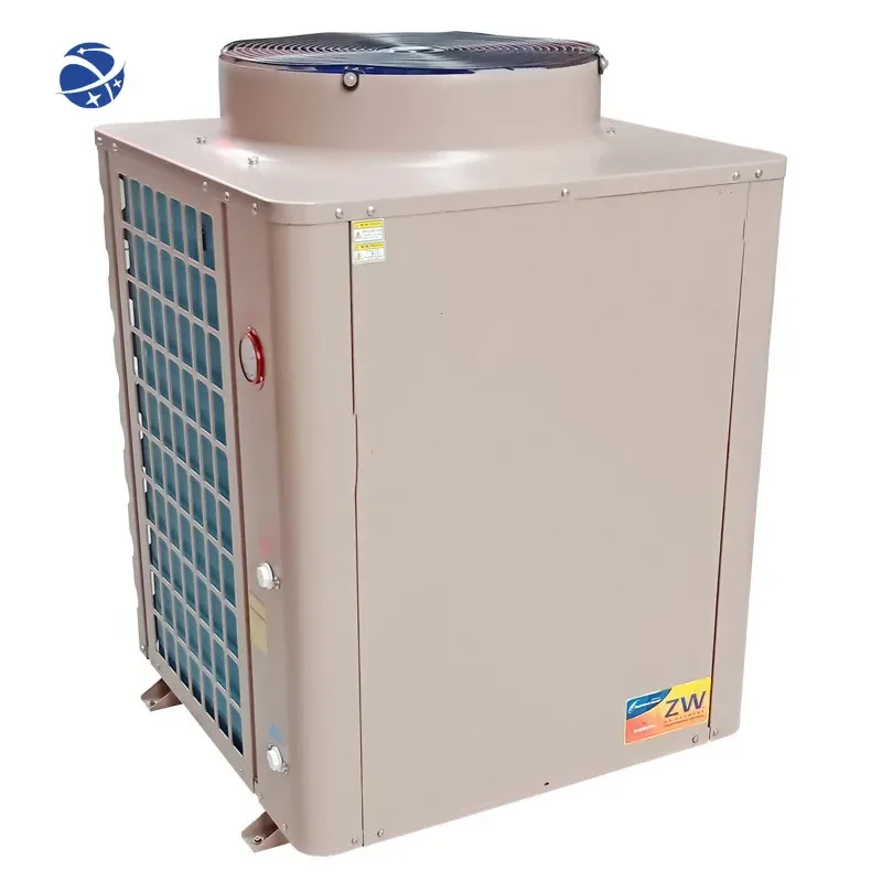 YUNYI China Hot sale  commercial Vertical Fan Design WIFI R410a Swimming Pool Heat Pump Water Heater with low price