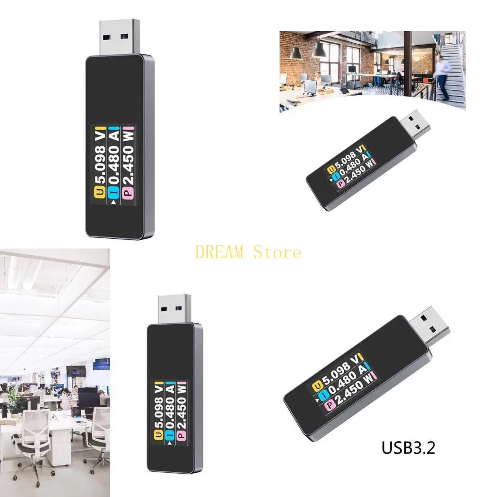 

USB 3.2 Tester Power Meter 4-30V 0-3A Digital Multimeter and Current best sale