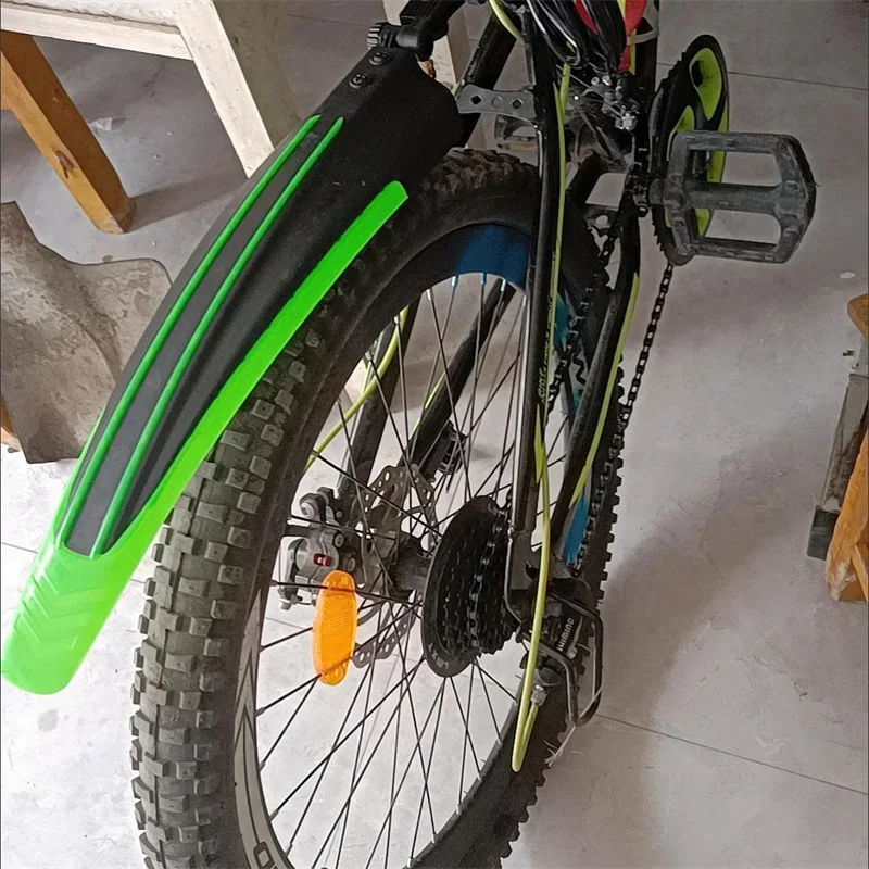1 Set Bicycle Mudguard Durable Bicycle Fender Adjustable Bike Fender Splash Water Dirt Protection Mountain Bike Front Rear Fend - view 5