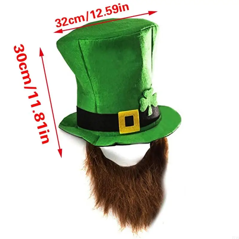 77JB Adult Hat with Bowtie Necktie Cosplay Set National Day Halloween Party Supplies
