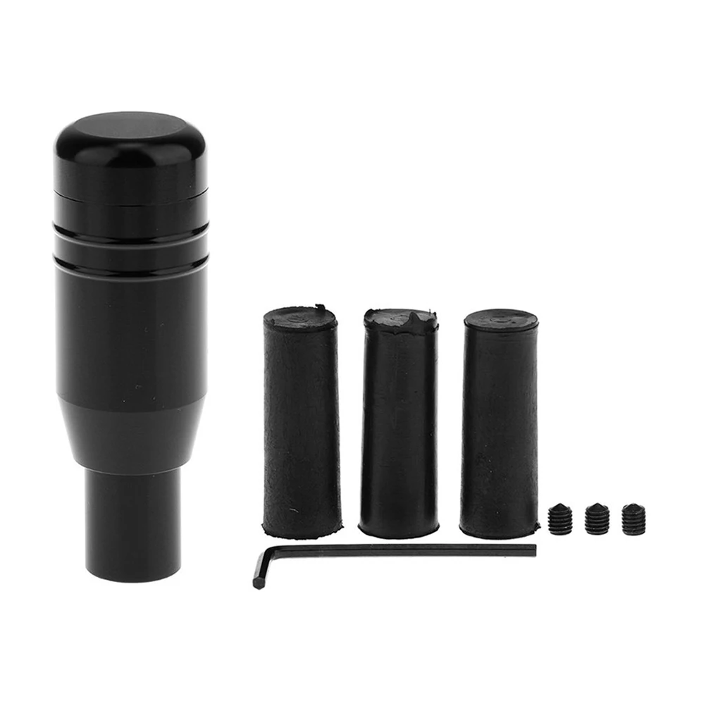 

Aluminum Alloy Gear Stick Knob Universal Automatic Car 8MM 10MM 12MM Adapter Durable Comfortable Grip Stylish Cool