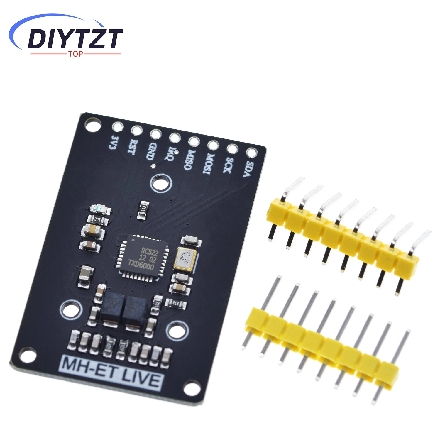 DIYTZT 1/3PCS RFID Module RC522 Mini Kits S50 13.56 Mhz 6cm With Tags SPI Write & Read IC Access Control Card Reader
