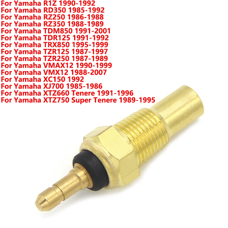

Motorcycle Radiator Fan Switch For Yamaha R1Z RZ250 RZ350 TDM850 TDR125 TRX850 TZR125 TZR250 VMAX12 VMX12 XC150 XJ700 XTZ6 RD350