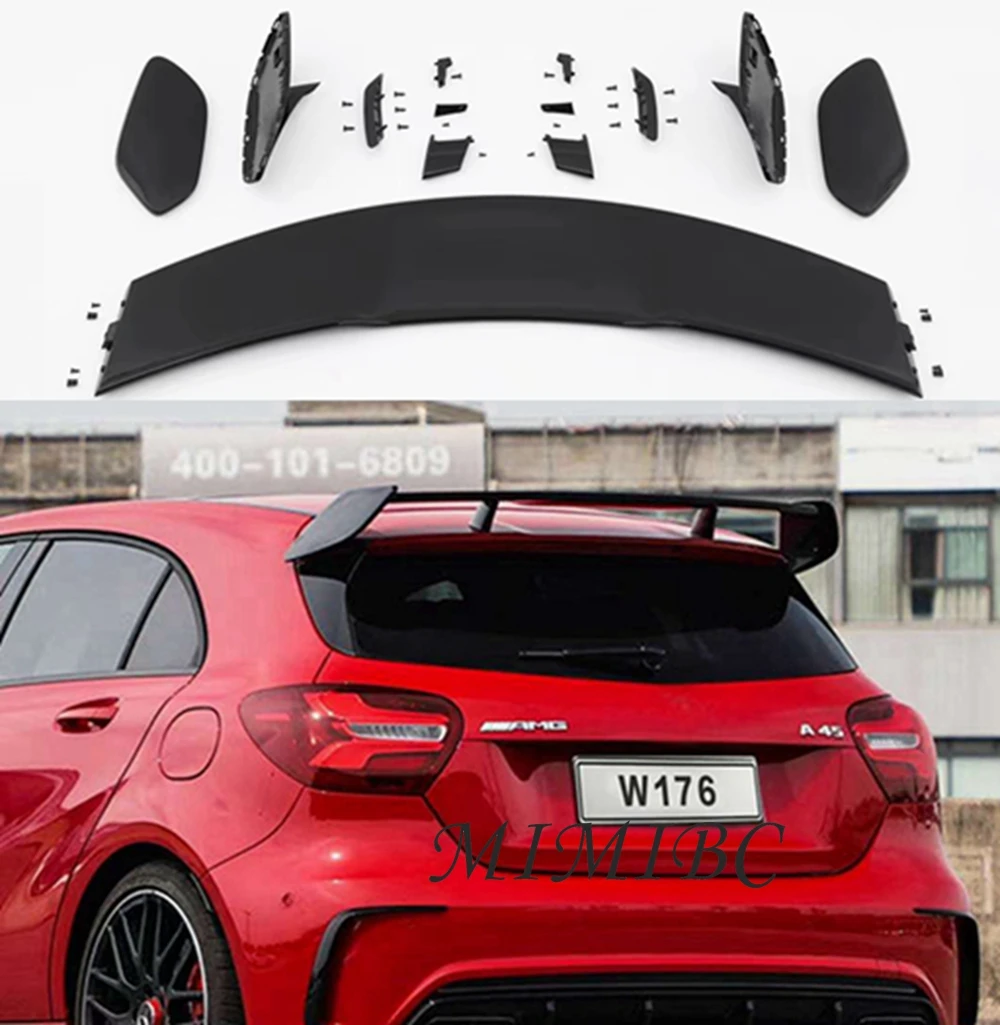 

For Mercedes W176 W177 Benz A 2013-2022 A180 A200 A220 A260 A250 A45 Tuning Sport Rear Spoiler Wing Trunk Boot Lip Air Deflector