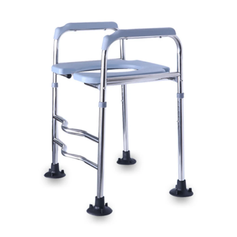 

Raised Toilet Seat High Toilet Seat with Armrests Toilet Seat Riser Height Adjustable Stainless Steel for Handicapped Disabled