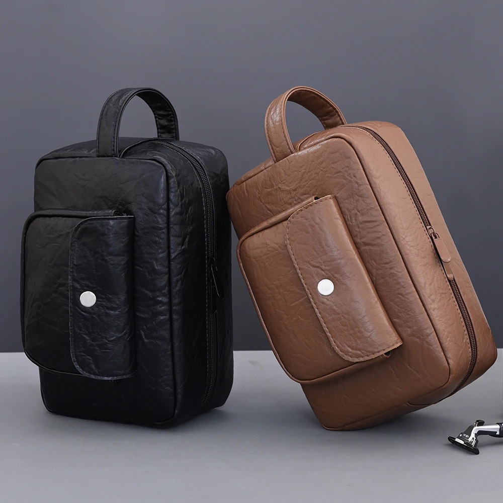 Waterproof Business Travel Toiletry Pouch Men's Women's Portable Large Capacity Cosmetic Bag for Outing High-End Storage Bag
