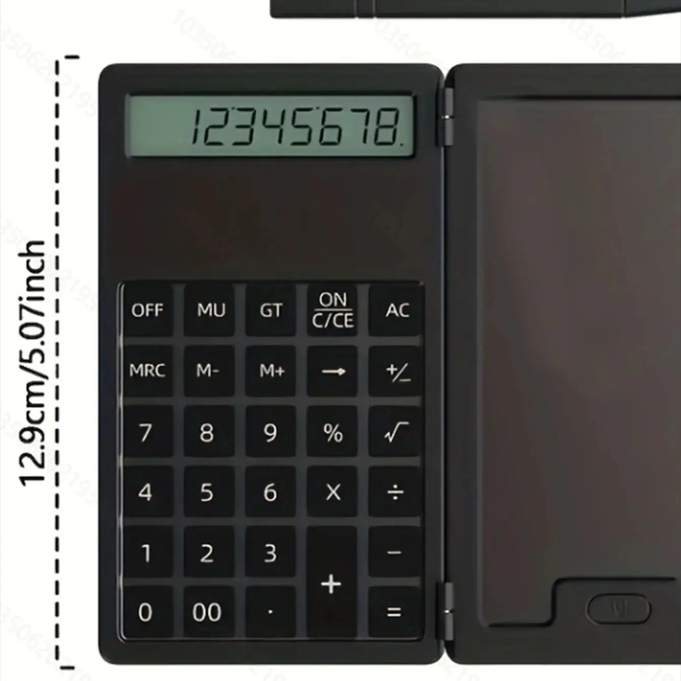 Calculadora científica, calculadora científica plegable LCD de 10 bits, calculadora portátil con tableta borrable,