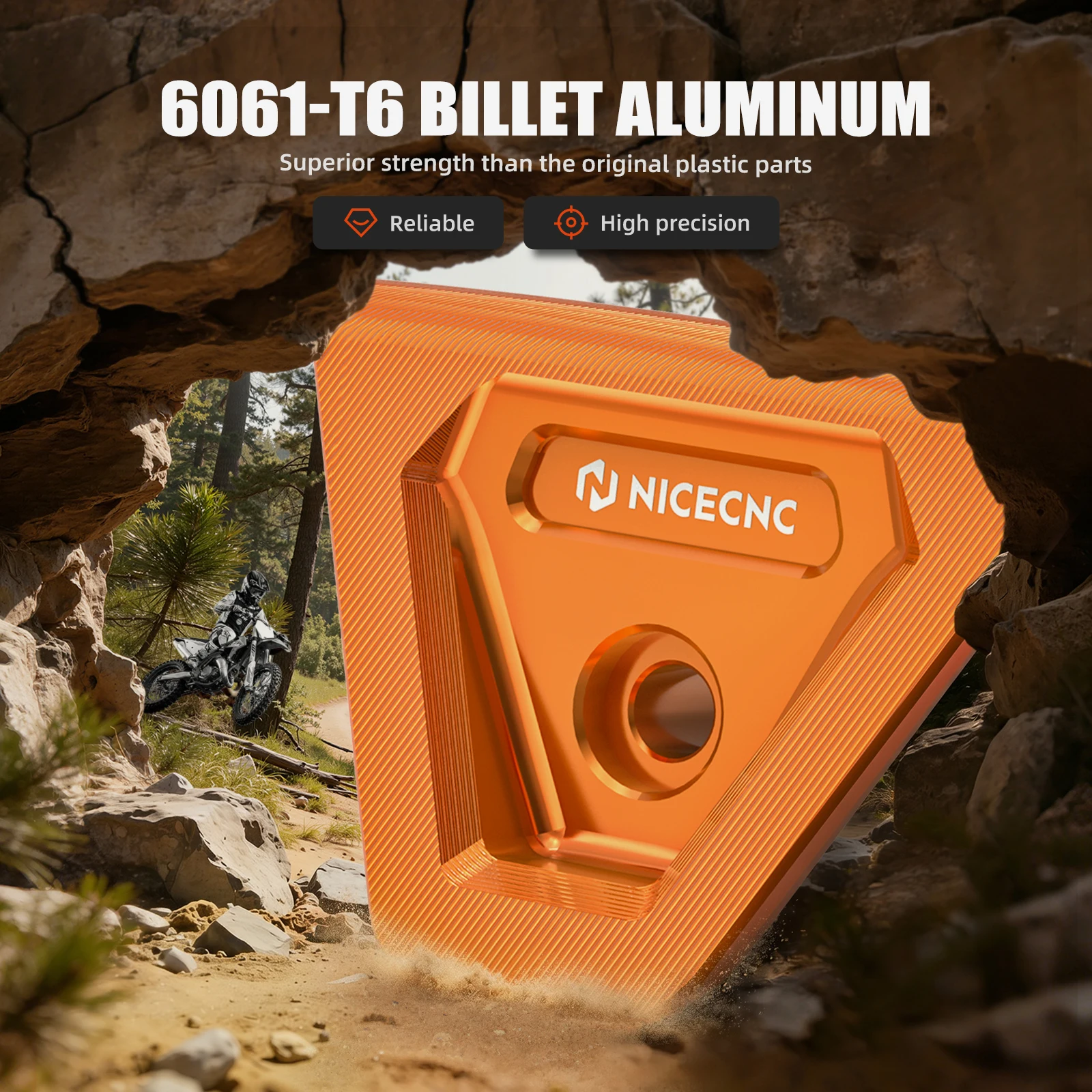 Sattelhalterung & Schnellspann-Sattelbolzen-Set für KTM EXC 300 EXC-F 350 SX 125 SXF 450 XCF XCW XCF-W XW-F 2024-2026 Aluminium – Detail 3