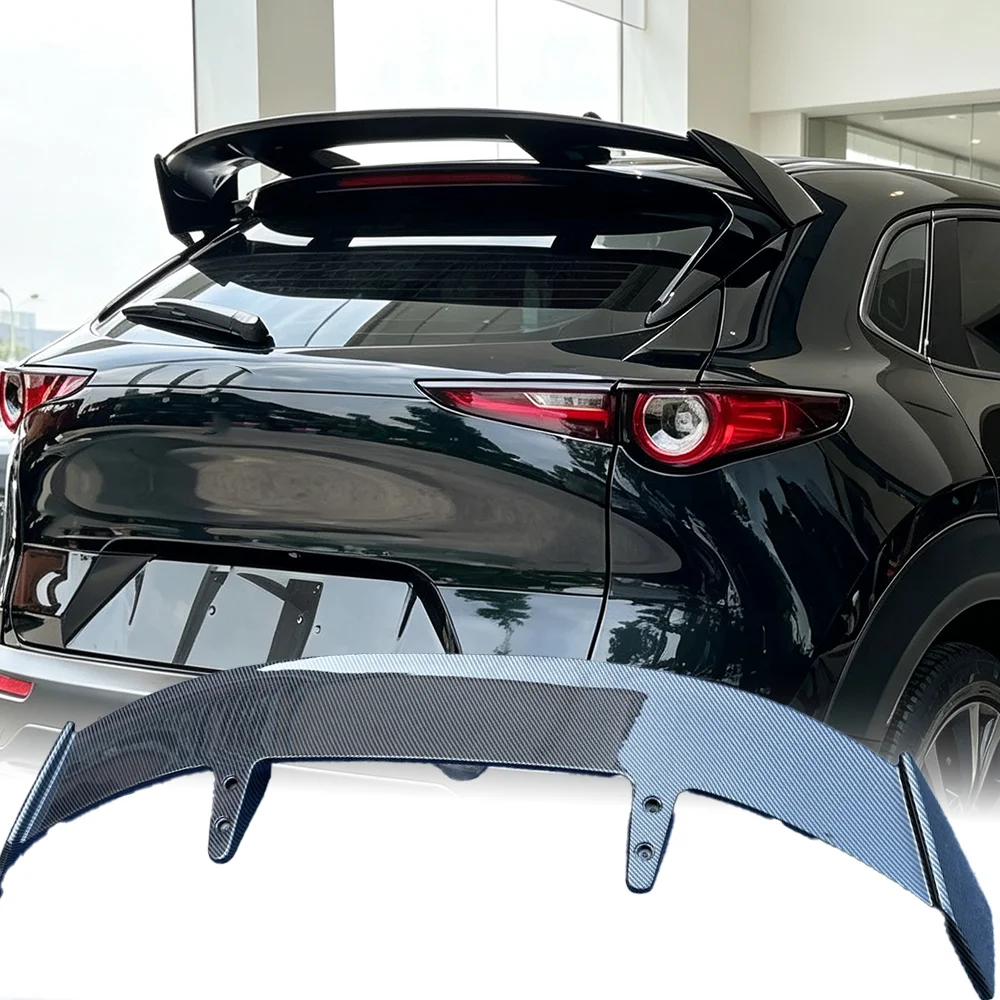 Suitable for Mazda CX-30 high-quality rear spoiler unpainted 2020-2024 trunk rear wing roof wing car modification accessories