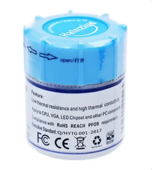 10g HY510 Gray thermal conductive grease paste silicone radiator compound 1.93W/M-K for CPU  GPU chipset laptop cooling