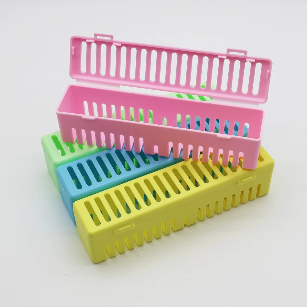 Dental Surgical Medical Instrument Sterilization Autoclavable Plastic Cassette Placing Holder Case