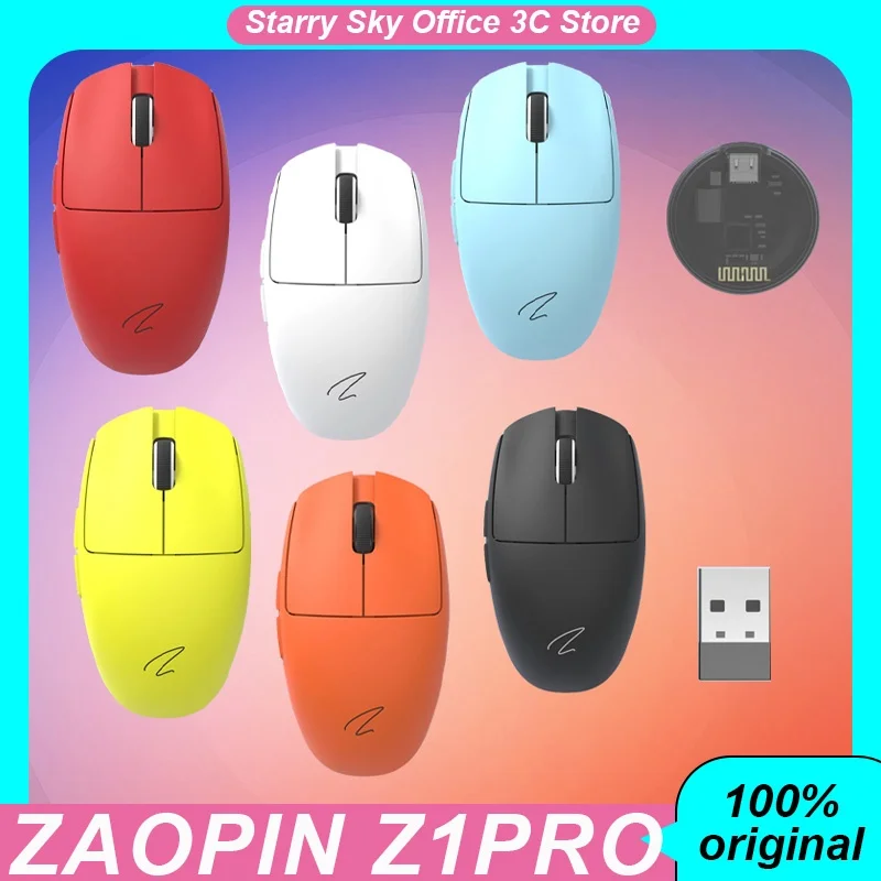 Zaopin Z1 pro Wireless Mouse Paw 3395 Lightweight Nordic 52840 Chip Long Battery Life Customized High-Performance Gaming Mouse