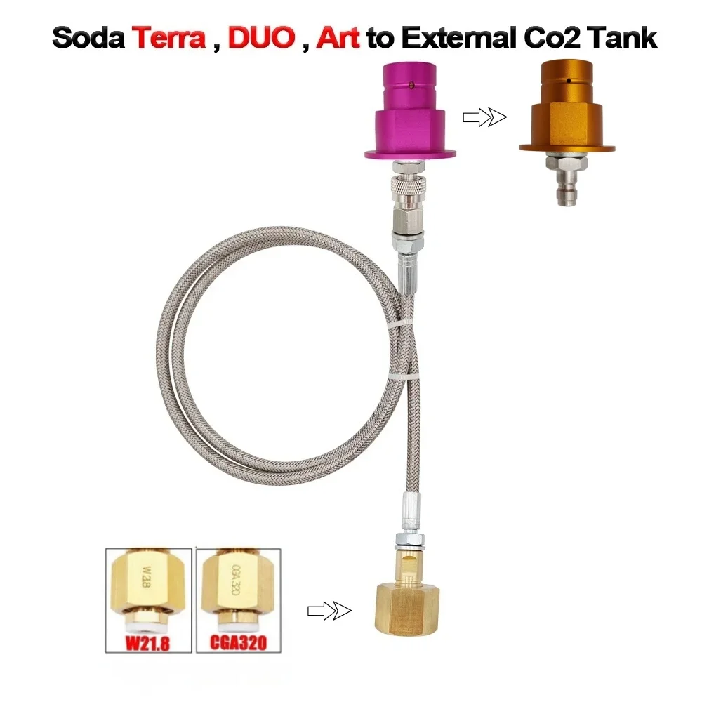 external-steel-braided-hose-15-m-for-soda-club-adapter-set-for-sodastream-duo-terra-art-w218-14-cga320