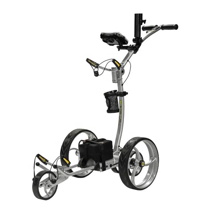 China Factory Motocaddy Sliver Color Electric Golf Trolley with Remote Control