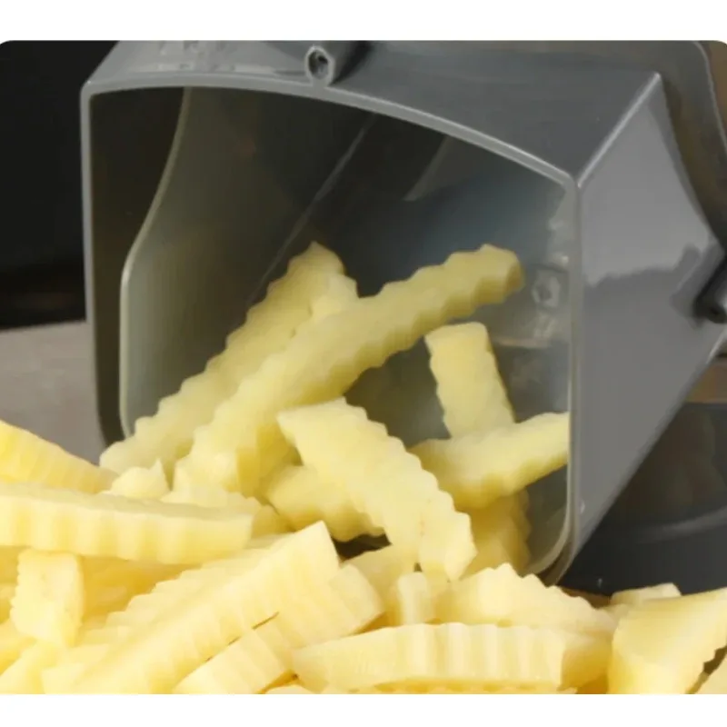 Commercial Electric Wave Knife Wolf Tooth Potato Machine Corrugated Langya Potato Slicer Radish Diced Sliced Shredded Machine