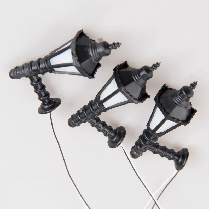 

Миниатюрный светодиодный настенный светильник 3.2В, теплый свет, декор для микроландшафтов и песочных столов, материал для моделирования сцен