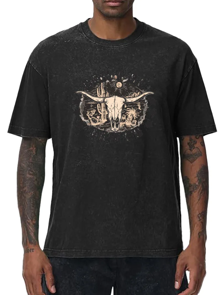 

Большая потертая футболка с рисунком Can't Be Tamped, уличная футболка из 100% хлопка для мужчин, винтажные свободные топы в стиле хип-хоп