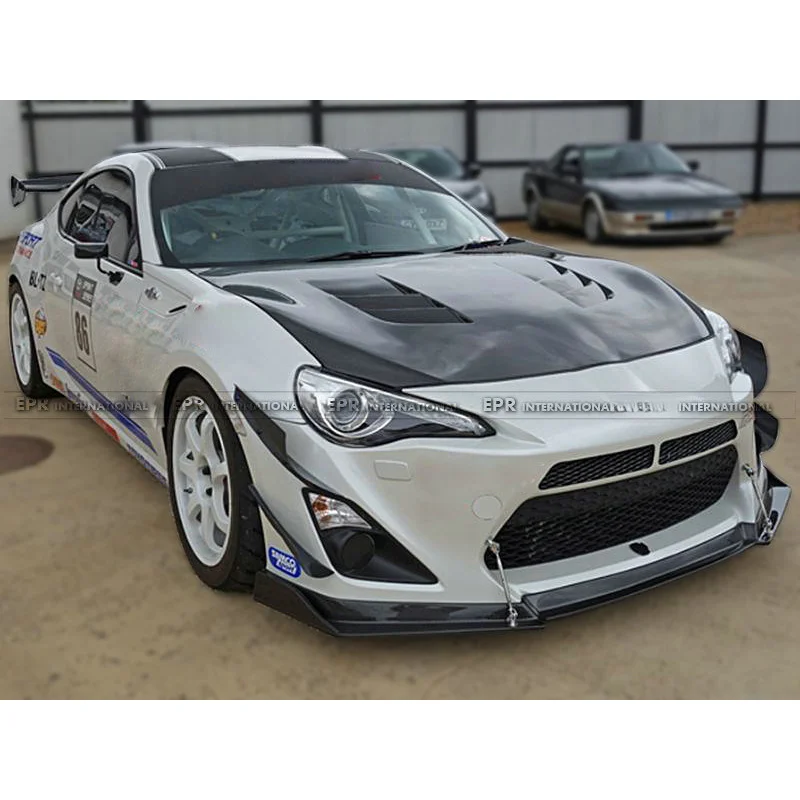 

Wisdom Workshop Compatible with Toyota GT86 Subaru BRZ Carbon Fiber Modification Parts SBN1 Car Engine Front Hood
