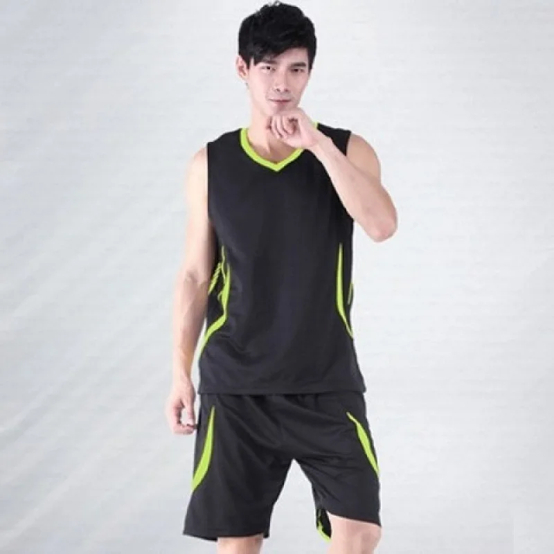 

Костюм из джерси, мужской костюм, спортивная одежда для бега, летний быстросохнущий, впитывающий пот спортивный костюм