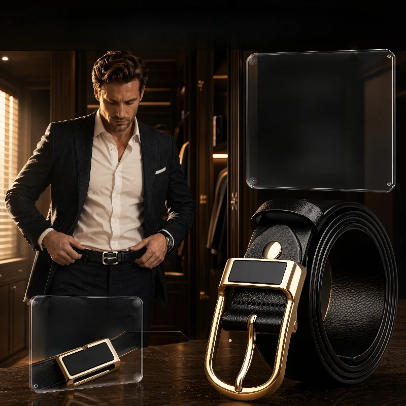 2026 New Men's Trendy Casual Belt For Men Coboy Style Belts Pin Buckle Belt Jeans Retro Belt Business Casual Belt