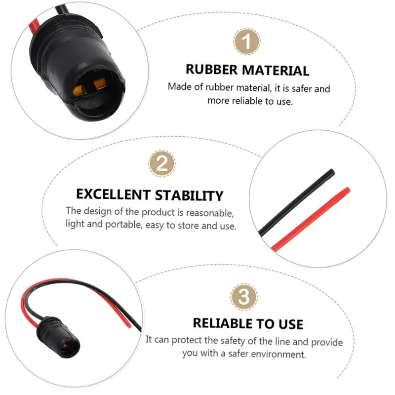 10 pièces T10 W5W voiture cale ampoule prise connecteur support Extension lampe à LED ampoule support de Base pièces de voiture de remplacement