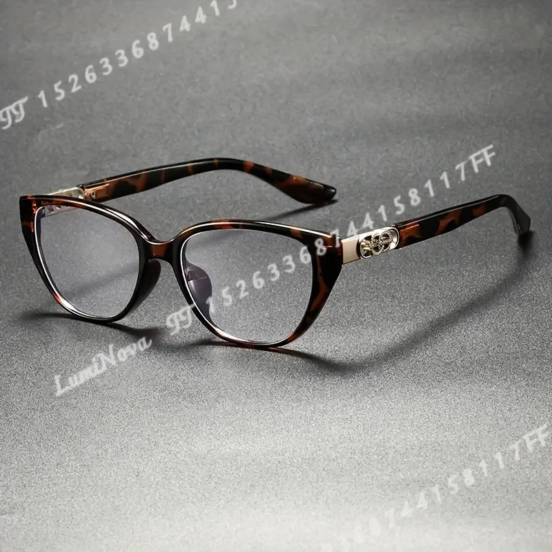 Elegant Full Rim TR90 Glasses Lightweight Comfortable Frame with Ferrule Temples Unisex Daily Wear Eyewear Exquisite Style