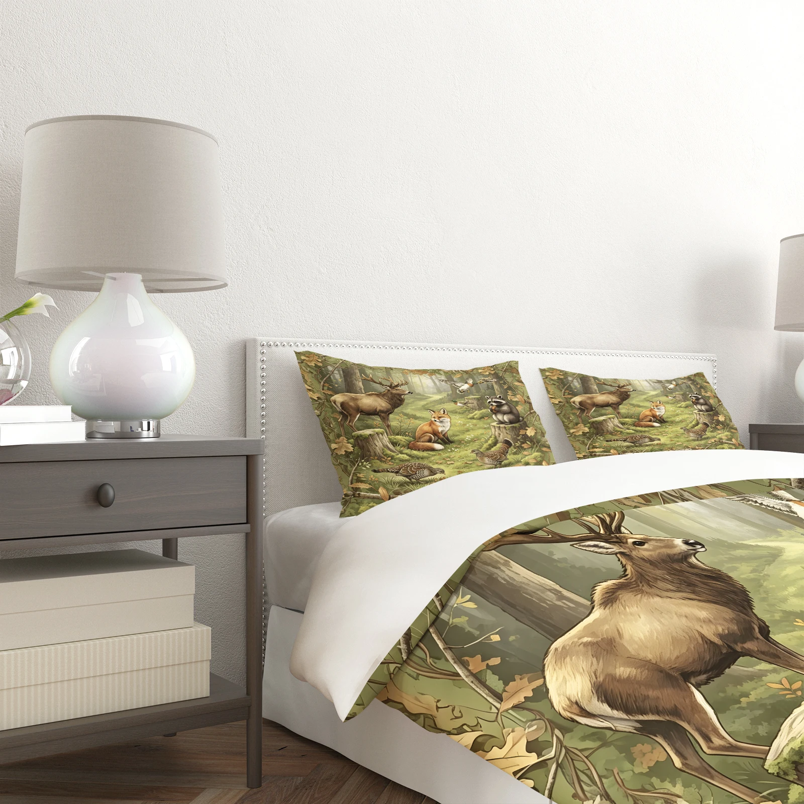 Set Copripiumino Animali Selva - Linen Duvet Cover recensione e prezzo