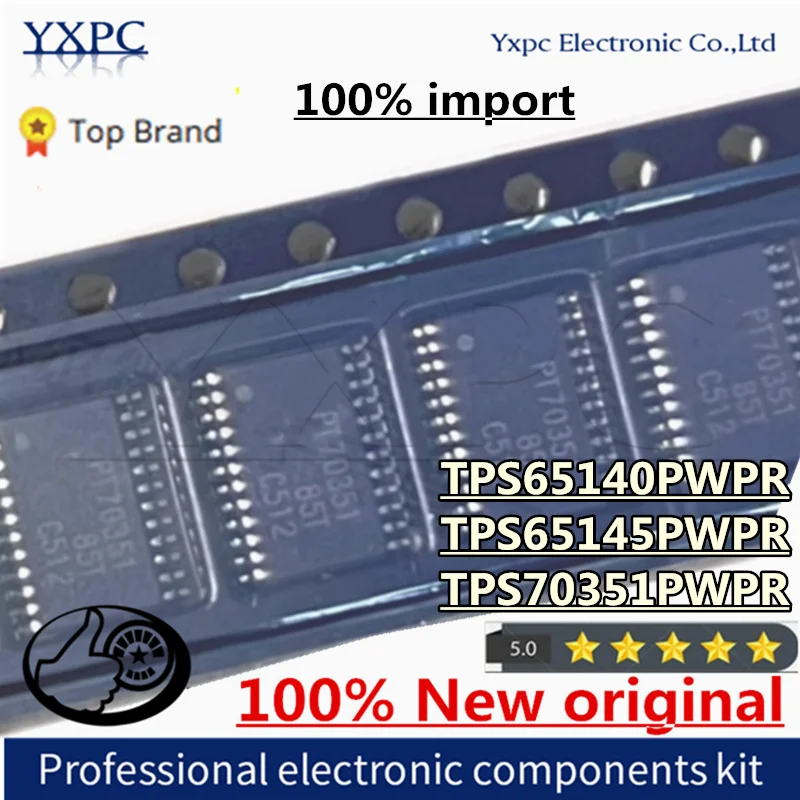 

5PCS 100% New Imported Original TPS65140PWPR TPS65145PWPR TPS70351PWPR TPS65140 TPS65145 PT70351 TSSOP Chips