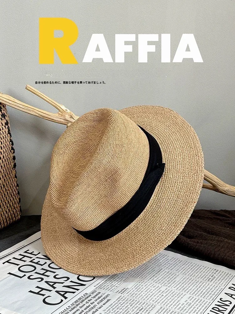 cappello-di-paglia-a-tesa-larga-da-donna-estivo-per-protezione-solare-da-spiaggia-intrecciato-a-mano-in-paglia-laffey-traspirante-regolabile-a-calotta-piatta