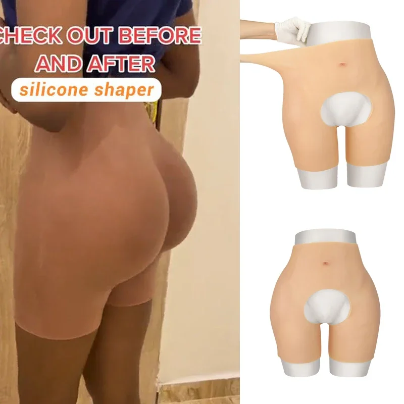 

Female Silicone Buttocks 1.2cm Big Fake Butt and Hips Enhancement Shapewear for African Woman Realistic Ass Sexy Lift Bum Pants